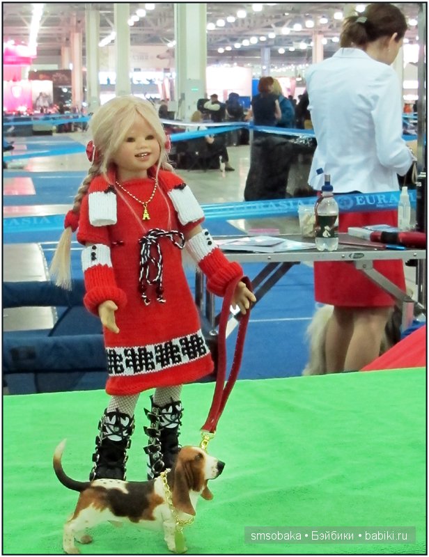 Лилечка Annette Himstedt на выставке собак "Евразия 2014"