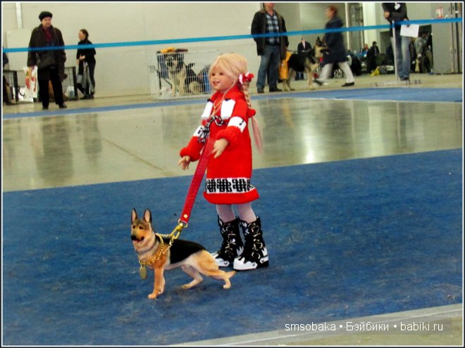 Лилечка Annette Himstedt на выставке собак "Евразия 2014"