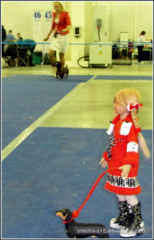 Лилечка Annette Himstedt на выставке собак "Евразия 2014"