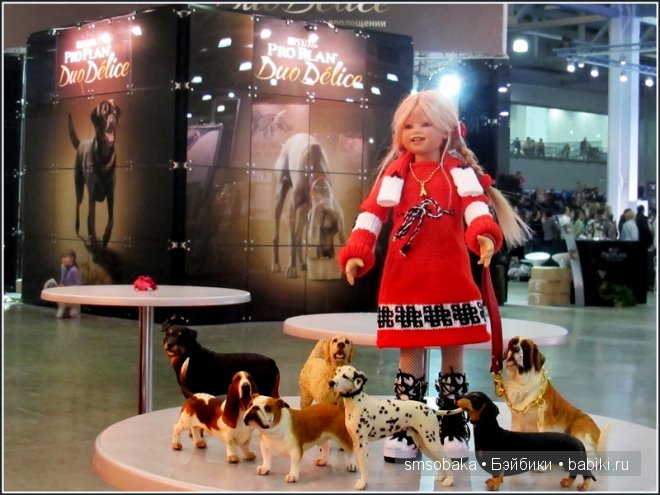 Лилечка Annette Himstedt на выставке собак "Евразия 2014"