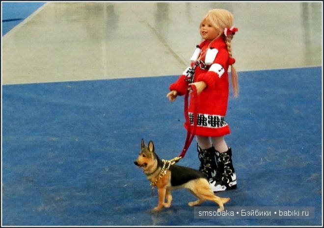 Лилечка Annette Himstedt на выставке собак "Евразия 2014"