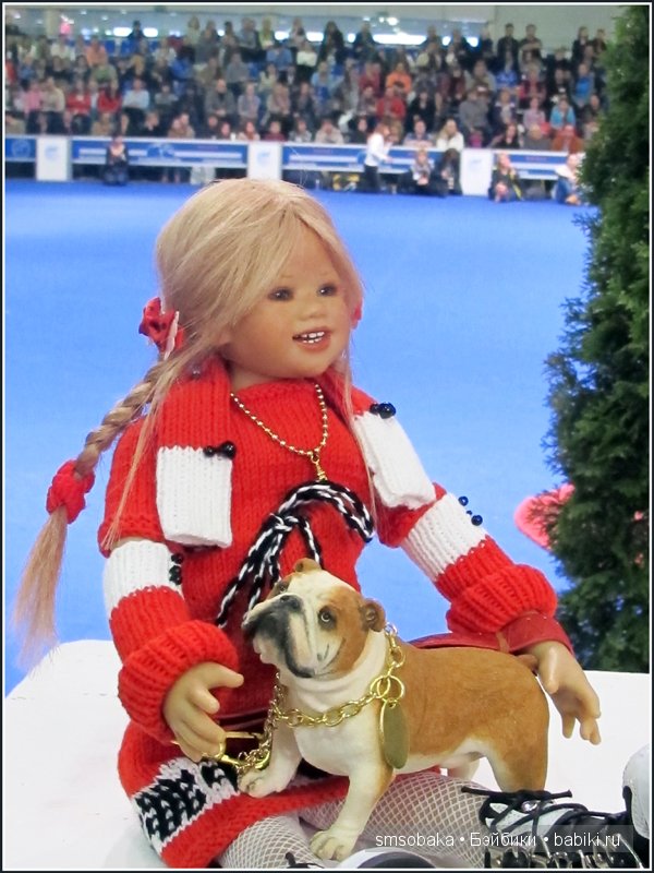 Лилечка Annette Himstedt на выставке собак "Евразия 2014"