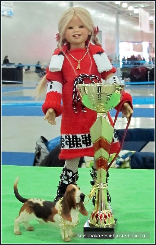 Лилечка Annette Himstedt на выставке собак "Евразия 2014"