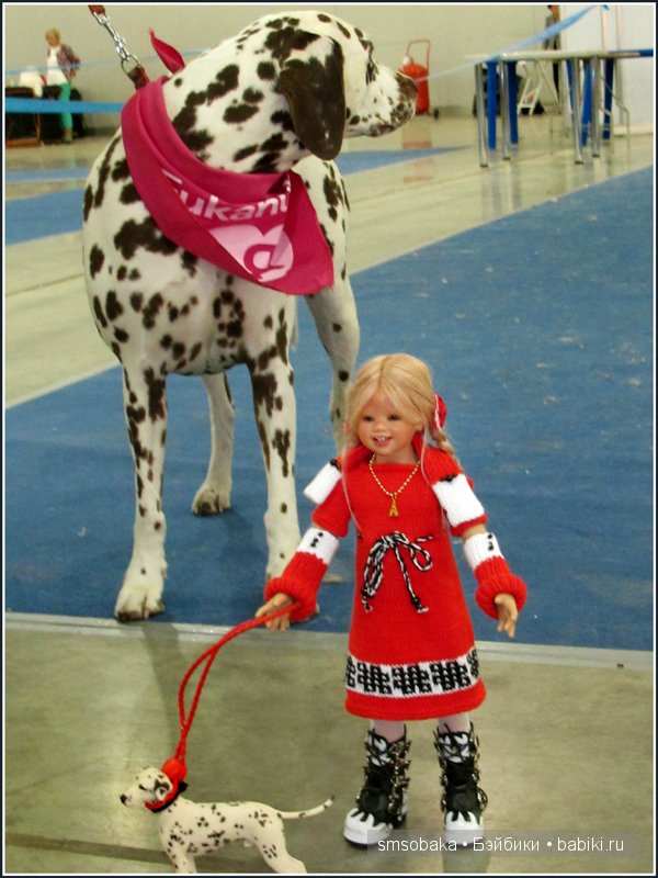 Лилечка Annette Himstedt на выставке собак "Евразия 2014"
