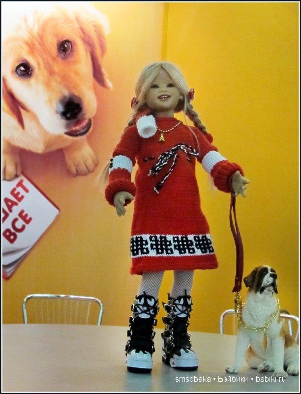 Лилечка Annette Himstedt на выставке собак "Евразия 2014"