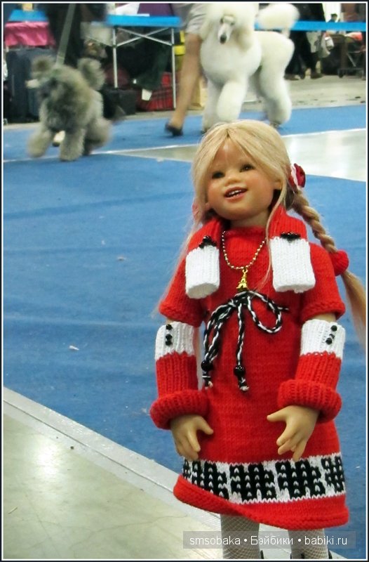 Лилечка Annette Himstedt на выставке собак "Евразия 2014"