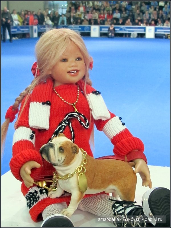 Лилечка Annette Himstedt на выставке собак "Евразия 2014"