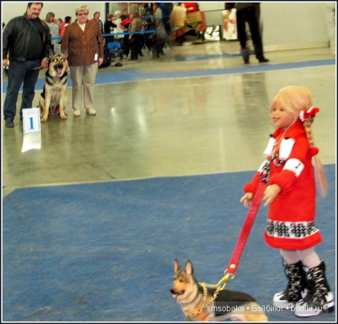 Лилечка Annette Himstedt на выставке собак "Евразия 2014"