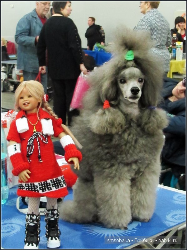 Лилечка Annette Himstedt на выставке собак "Евразия 2014"
