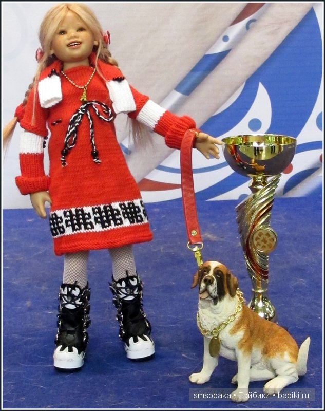 Лилечка Annette Himstedt на выставке собак "Евразия 2014"