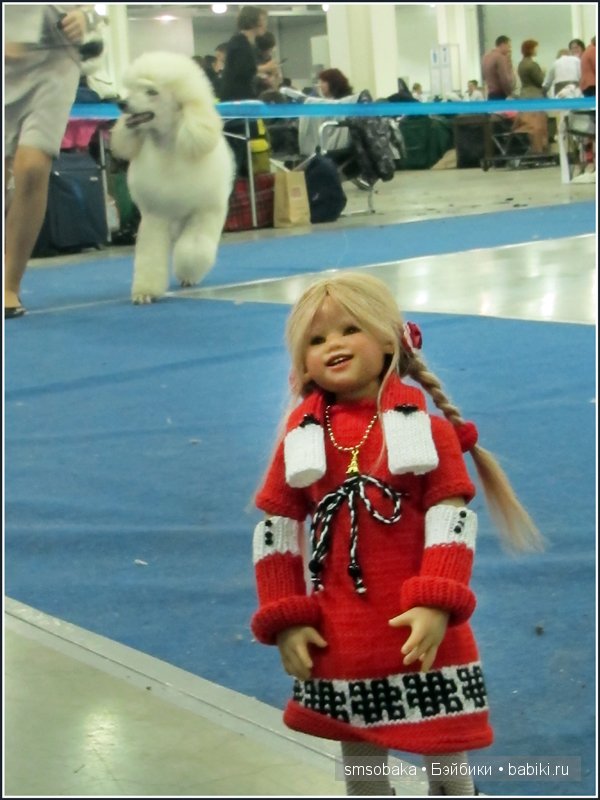 Лилечка Annette Himstedt на выставке собак "Евразия 2014"