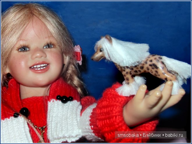 Лилечка Annette Himstedt на выставке собак "Евразия 2014"