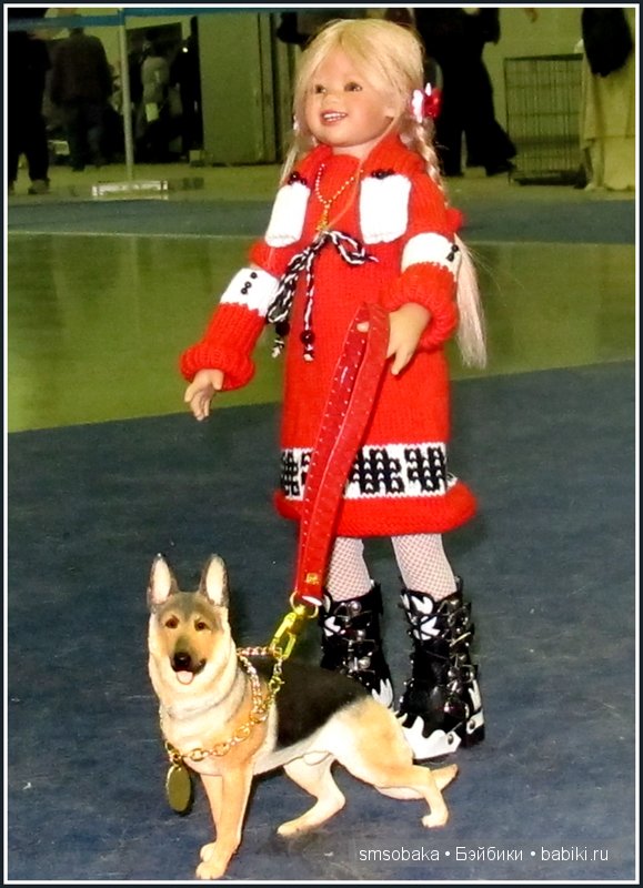 Лилечка Annette Himstedt на выставке собак "Евразия 2014"