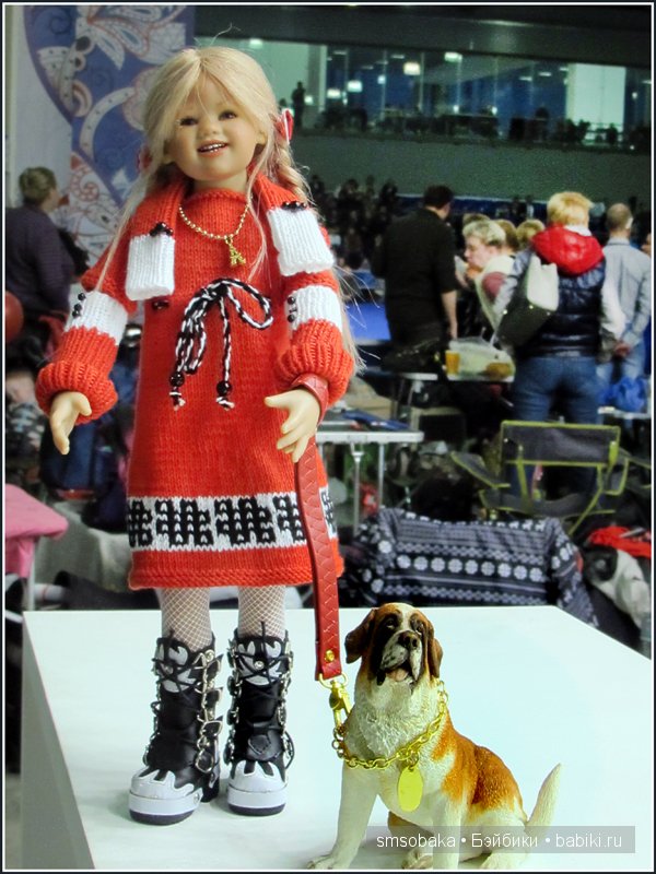 Лилечка Annette Himstedt на выставке собак "Евразия 2014"