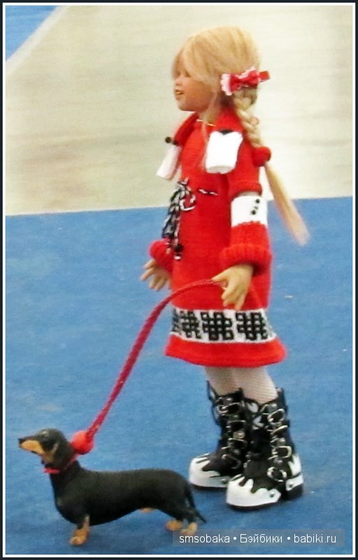 Лилечка Annette Himstedt на выставке собак "Евразия 2014"