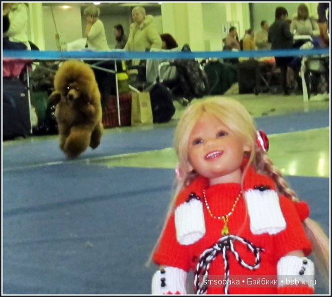 Лилечка Annette Himstedt на выставке собак "Евразия 2014"