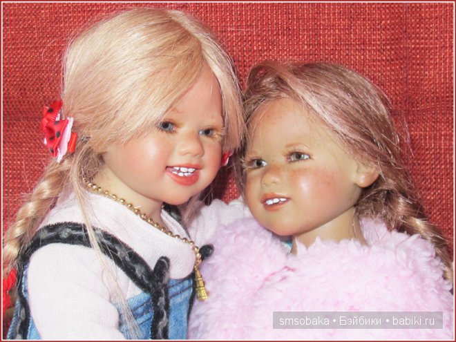 Встреча Лили и Юты. Куклы Annette Himstedt
