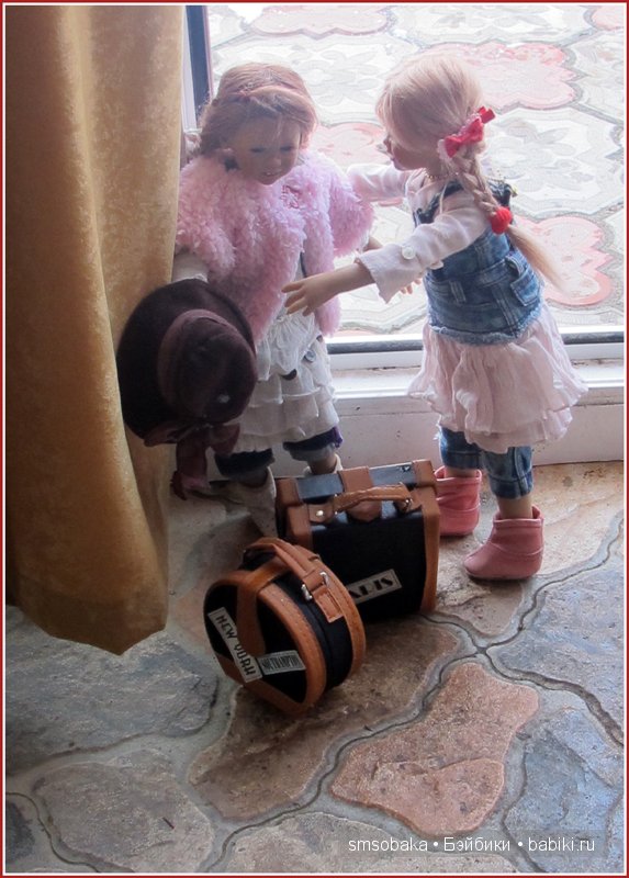 Встреча Лили и Юты. Куклы Annette Himstedt