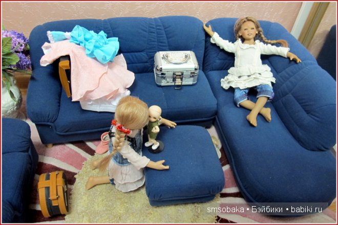 Встреча Лили и Юты. Куклы Annette Himstedt