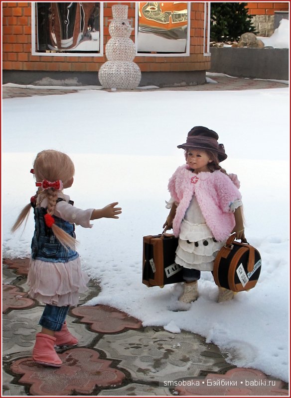 Встреча Лили и Юты. Куклы Annette Himstedt (фото 6)