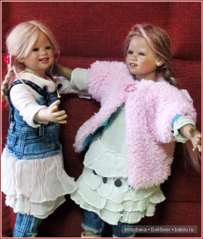 Встреча Лили и Юты. Куклы Annette Himstedt