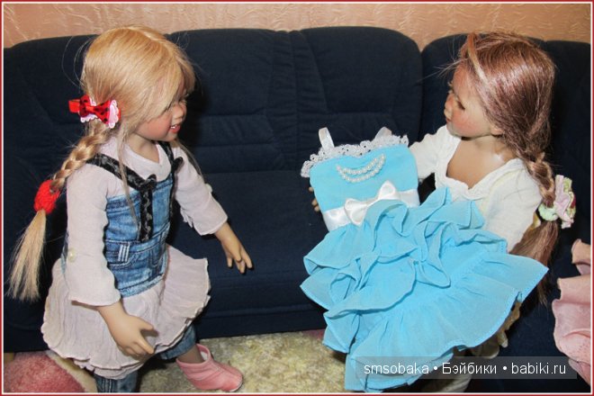 Встреча Лили и Юты. Куклы Annette Himstedt