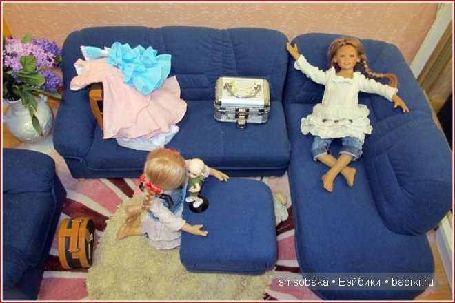 Встреча Лили и Юты. Куклы Annette Himstedt