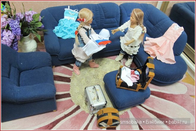 Встреча Лили и Юты. Куклы Annette Himstedt