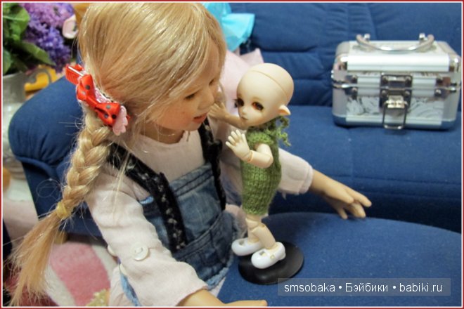 Встреча Лили и Юты. Куклы Annette Himstedt