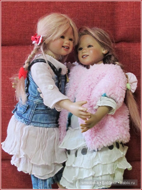 Встреча Лили и Юты. Куклы Annette Himstedt