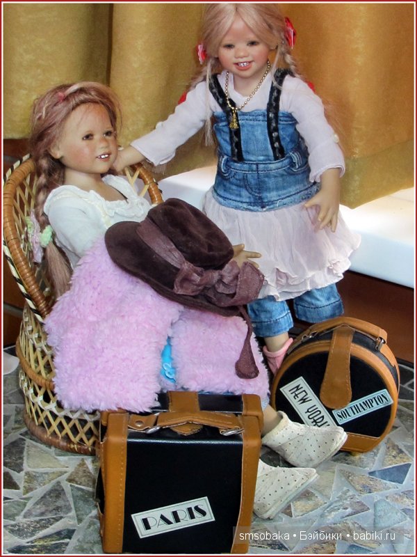 Встреча Лили и Юты. Куклы Annette Himstedt