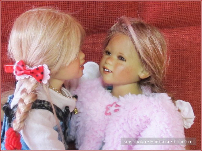 Встреча Лили и Юты. Куклы Annette Himstedt