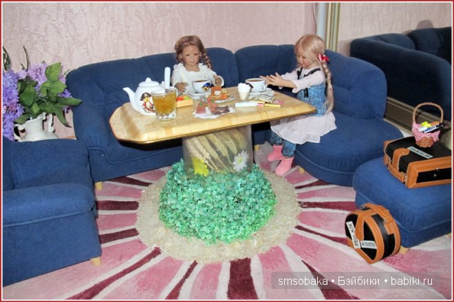 Встреча Лили и Юты. Куклы Annette Himstedt