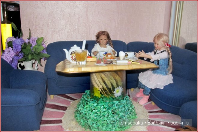 Встреча Лили и Юты. Куклы Annette Himstedt