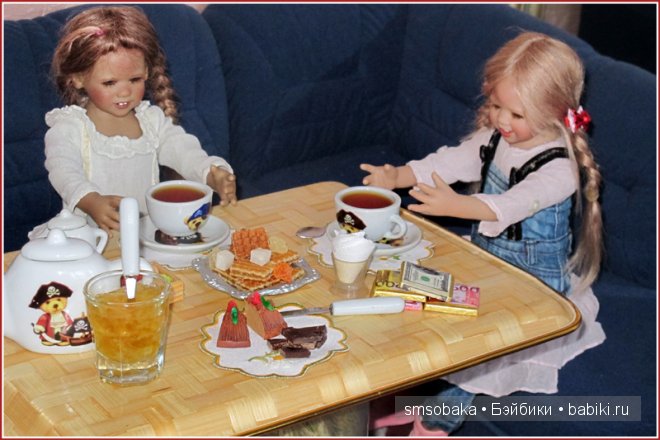 Встреча Лили и Юты. Куклы Annette Himstedt