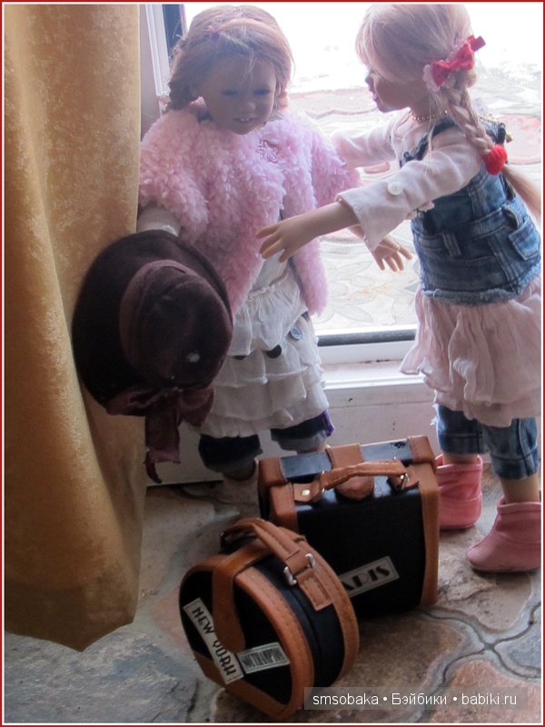 Встреча Лили и Юты. Куклы Annette Himstedt