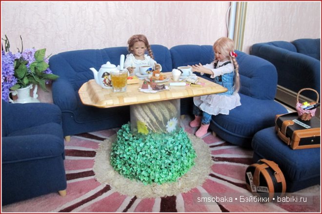 Встреча Лили и Юты. Куклы Annette Himstedt