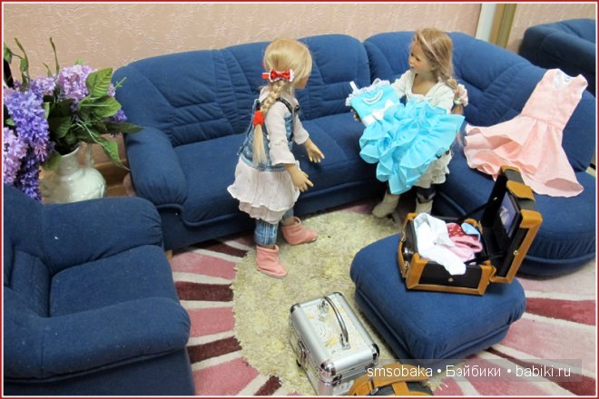 Встреча Лили и Юты. Куклы Annette Himstedt