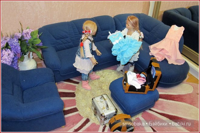 Встреча Лили и Юты. Куклы Annette Himstedt