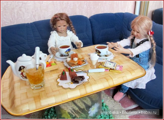 Встреча Лили и Юты. Куклы Annette Himstedt