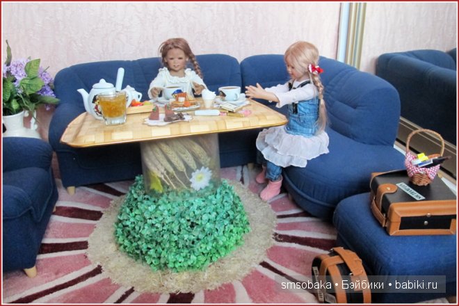 Встреча Лили и Юты. Куклы Annette Himstedt