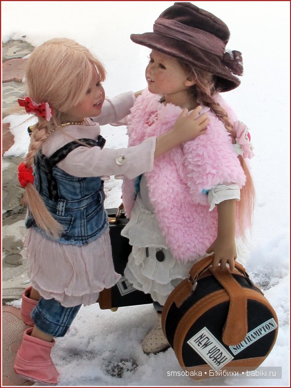 Встреча Лили и Юты. Куклы Annette Himstedt (фото 7)
