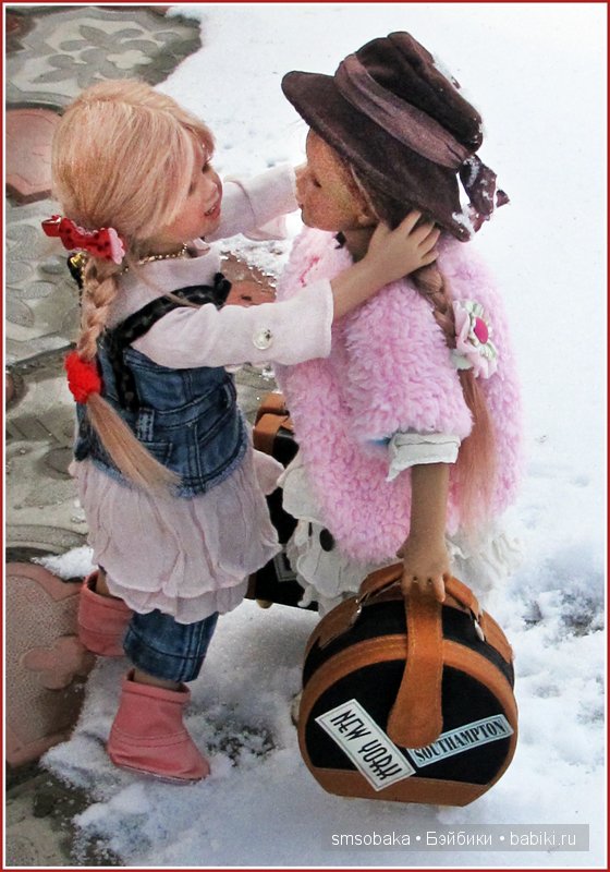 Встреча Лили и Юты. Куклы Annette Himstedt (фото 10)