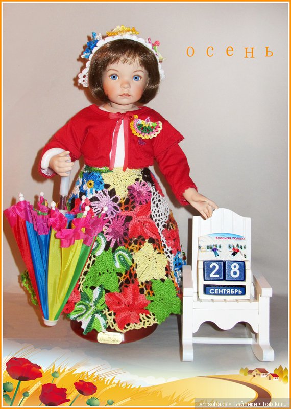 Девочка- календарь — Куклы Dianna Effner (Эффнер) из винила: Little Darling (фото 4)