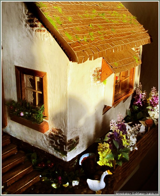 Юбилей 5 лет на Бейбиках. Румбокс своими руками - деревенский домик (фото 5)
