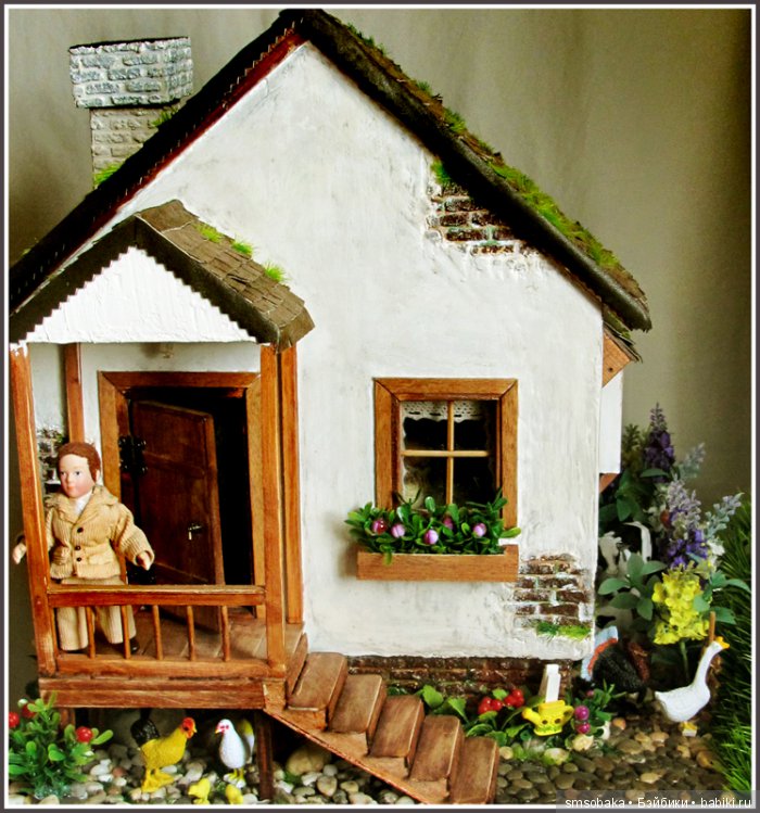 Юбилей 5 лет на Бейбиках. Румбокс своими руками - деревенский домик (фото 2)