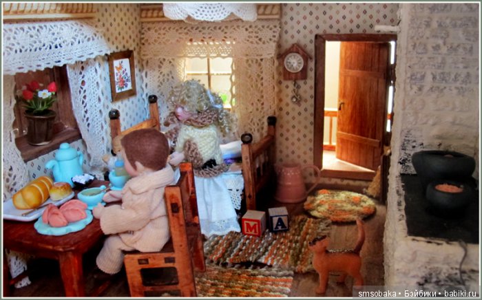 Юбилей 5 лет на Бейбиках. Румбокс своими руками - деревенский домик (фото 9)