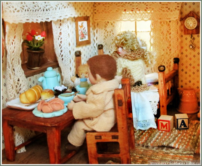 Юбилей 5 лет на Бейбиках. Румбокс своими руками - деревенский домик (фото 10)