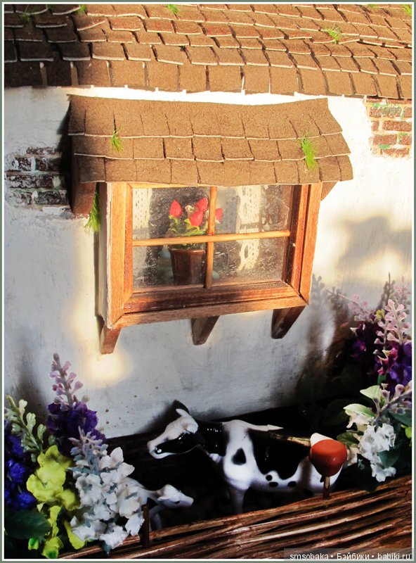 Юбилей 5 лет на Бейбиках. Румбокс своими руками - деревенский домик (фото 6)