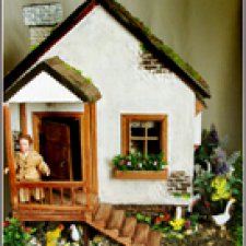 Юбилей 5 лет на Бейбиках. Румбокс своими руками - деревенский домик